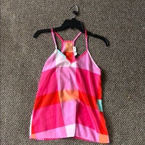 Color block tank top